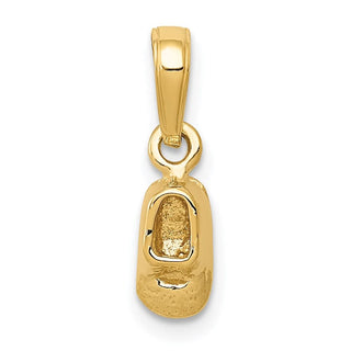 14k Yellow Gold 3D Baby Shoe Charm