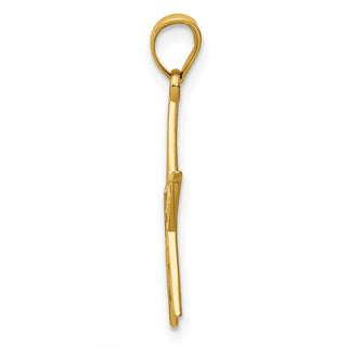 14k Yellow Gold Filigree Star Pendant