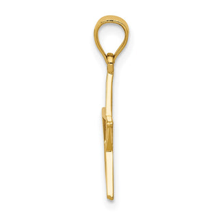 14k Yellow Gold Star Pendant