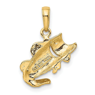 14k Yellow Gold Small Fish Pendant