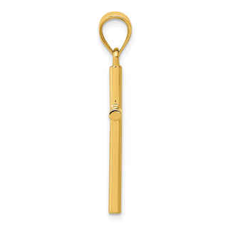 14k Yellow Gold Cross Pendant K4987