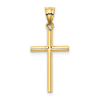 14k Yellow Gold Cross Pendant K4987