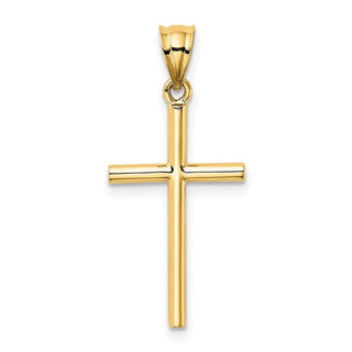 14k Yellow Gold Cross Pendant K4987