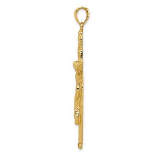 14k Yellow Gold Inri Crucifix Pendant K5061