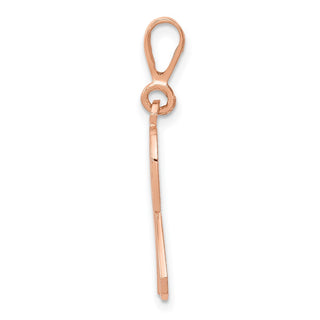 14k Rose Gold Awareness Pendant K581