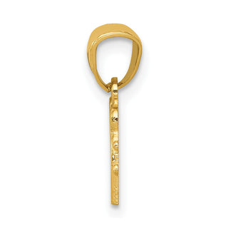 14k Yellow Gold Polished Three Birds On A Branch Pendant