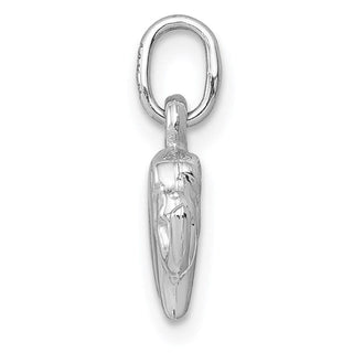14k White Gold Elephant Charm K6013