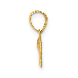 14k Yellow Gold Polished Elephant Pendant K6014