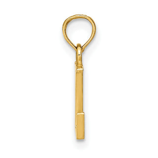 14k Yellow Gold Polished Letter L Initial Pendant K6423L