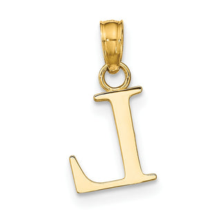 14k Yellow Gold Polished Letter L Initial Pendant K6423L