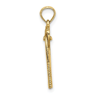 14k Yellow Gold 3-D Moveable Pliers Pendant