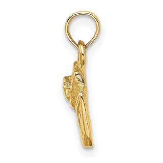 14k Yellow Gold 3-D Kings Arms Tavern Williamsburg, Va Pendant