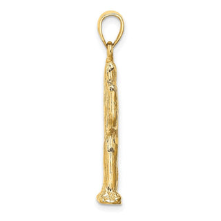 14k Yellow Gold 3-D Saguaro Cactus Pendant
