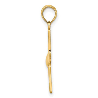 14k Yellow Gold Dancing Starfish w/Bail Pendant