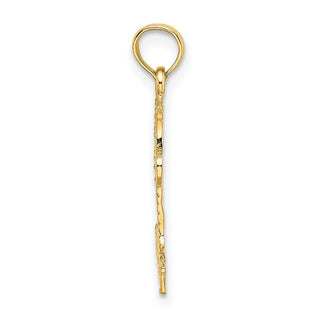 14k Yellow Gold Key West Palm Tree Pendant