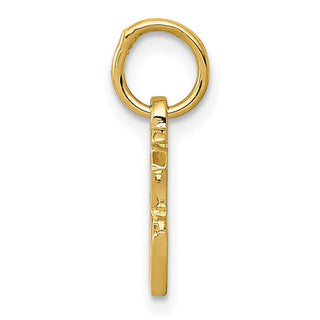 14k Yellow Gold Chinese Symbol Good Luck Charm K827