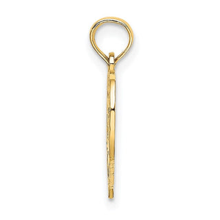 14k Yellow Gold 75 In Heart Pendant