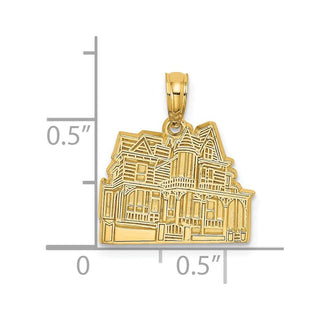 14k Yellow Gold Dr. Henry Hunt House - Cape May, Nj Pendant
