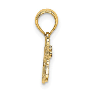 14k Yellow Gold Puerto Rican Princess Pendant