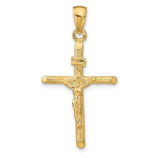 14k Yellow Gold Crucifix Pendant K9606