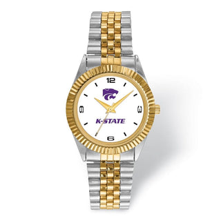 LogoArt Kansas State University Pro Two-tone Gents Quartz Watch