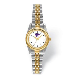 LogoArt Kansas State University Pro Two-tone Ladies Quartz Watch