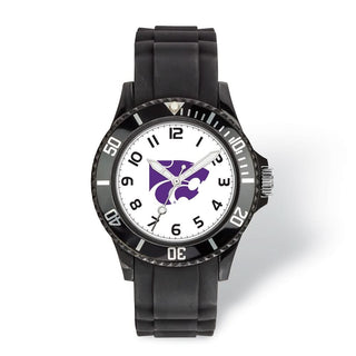 LogoArt Kansas State University Scholastic Silicone Strap Quartz Watch