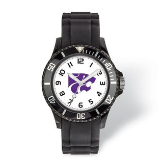 LogoArt Kansas State University Scholastic Silicone Strap Quartz Watch
