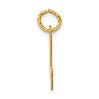 14k Yellow Gold Small Polished Elongated 4 Charm