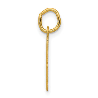 14k Yellow Gold Small Polished Elongated 8 Charm