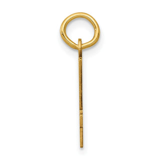 14k Yellow Gold Small Polished Elongated 64 Charm