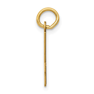 14k Yellow Gold Small Polished Elongated 74 Charm