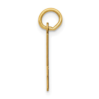 14k Yellow Gold Small Polished Elongated 74 Charm