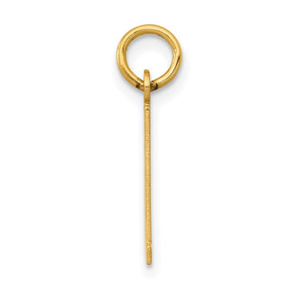 14k Yellow Gold Small Polished Elongated 81 Charm