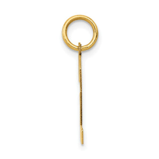 14k Yellow Gold Medium Polished Number 2 Charm