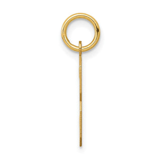 14k Yellow Gold Medium Polished Number 3 Charm