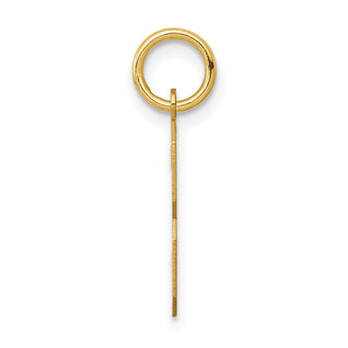 14k Yellow Gold Medium Polished Number 3 Charm