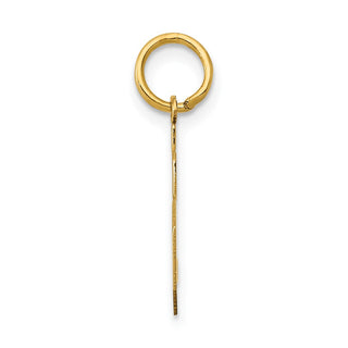 14k Yellow Gold Medium Polished Number 5 Charm