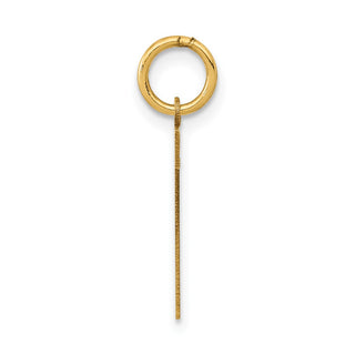 14k Yellow Gold Medium Polished Number 7 Charm