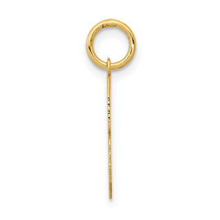 14k Yellow Gold Medium Polished Number 8 Charm