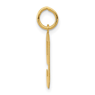 14k Yellow Gold Medium Polished Number 9 Charm