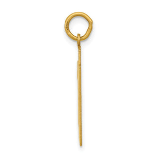 14k Yellow Gold Medium Polished Number 31 Charm LM31