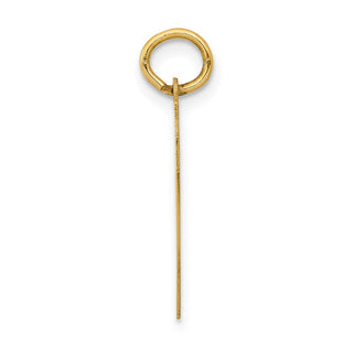 14k Yellow Gold Medium Polished Number 47 Charm LM47