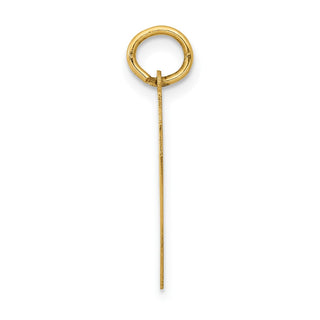 14k Yellow Gold Medium Polished Number 47 Charm LM47