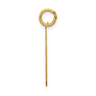 14k Yellow Gold Medium Polished Number 59 Charm LM59