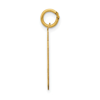 14k Yellow Gold Medium Polished Number 59 Charm LM59