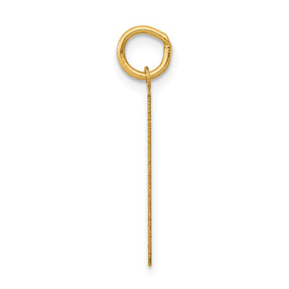 14k Yellow Gold Medium Polished Number 61 Charm LM61
