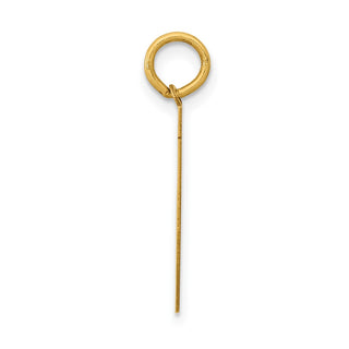 14k Yellow Gold Medium Polished Number 71 Charm LM71