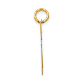 14k Yellow Gold Medium Polished Number 76 Charm LM76