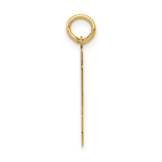14k Yellow Gold Medium Polished Number 84 Charm LM84